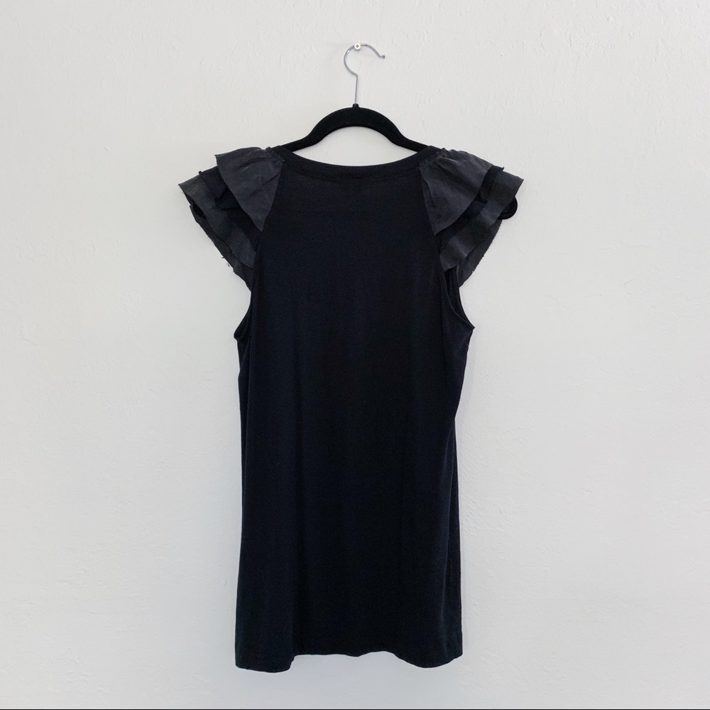 Theory: Pima Cotton top, Silk Sleeve details - Picture 2 of 8